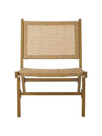 Chaise de jardin aspect bois Palina, Brun, larg. 57 x prof. 78 cm