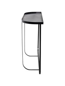 Kovový konzolový stolek Harper, Kov s práškovým nástřikem, Černá, Š 100 cm, H 30 cm