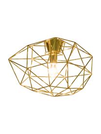 Lampa sufitowa Diamond, Mosiądz lakierowany, Odcienie złotego, Ø 50 x W 32 cm