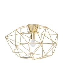 Lampa sufitowa Diamond, Mosiądz lakierowany, Odcienie złotego, Ø 50 x W 32 cm