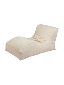 Fauteuil futon d'extérieur Wave, Beige, larg. 70 x prof. 125 cm