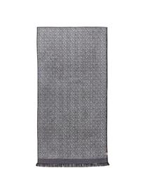 Handtuch Morocco, verschiedene Grössen, mit Rautenmuster, Schwarz, Weiss, Duschtuch, B 70 x L 135 cm