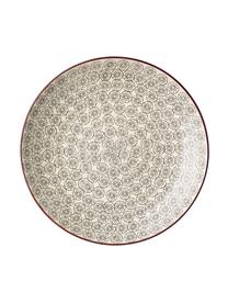 Assiette plate Karine, 4 élém., Grès cérame, Multicolore, Ø 25 cm