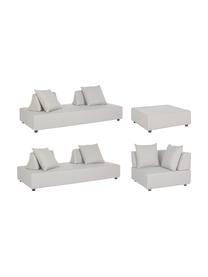 Modulares Garten-Lounge-Set Piper, 4-tlg., Bezug: Olefin (100 % Polypropyle, Gestell: Aluminium, feuerverzinkt , Sandfarben, Set mit verschiedenen Größen