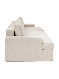 Modulares Sofa Russell (4-Sitzer) mit abnehmbaren Bezügen, Bezug: 100% Baumwolle Der strapa, Gestell: Massives Kiefernholz FSC-, Webstoff Beige, B 309 x T 103 cm