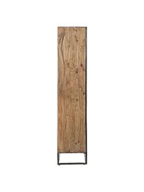Estantería Egon, Estructura: madera de acacia con pint, Acacia, negro, An 88 x Al 193 cm