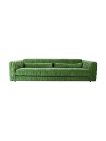 Samt-Sofa Club (3-Sitzer) in Grün, Bezug: Samt (100% Polyester), Samt Grün, B 274 x T 108 cm