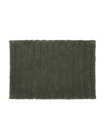 Tapis de bain moelleux vert foncé Board, 100 % coton bio
Qualité supérieure 1900 g/m², Vert, larg. 60 x long. 90cm