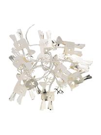 Guirnalda de luces LED Reindeer, Metal recubierto, Plateado, L 165 x Al 15 cm