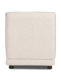 Middelste module Ari in beige, Bekleding: 100% polyester, Frame: massief hout, multiplex, Poten: kunststof, Geweven stof beige, B 67 x D 77 cm