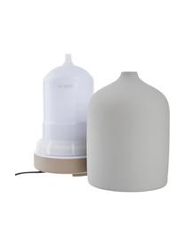 Elektrický LED difuzér Cloud Nine, Keramika, umělá hmota, kov, Šedá, béžová, Ø 9 cm, V 16 cm