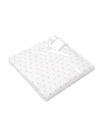 Drap-housse en flanelle à pois Betty, Vieux rose, blanc