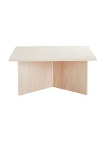 Massieve houten salontafel Grankulla, Massief grenenhout, Grenenhoutkleurig, 90 x 90 cm