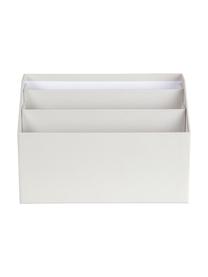 Bureau organizer Hector, Massief, gelamineerd karton
(100% gerecycled papier), Greige, B 33 cm x H 23 cm