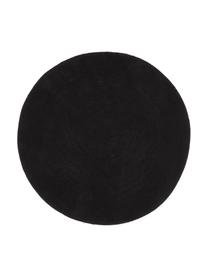 Tapis de bain rond Emma, Noir