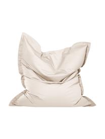 Outdoor-Sitzsack Meadow, Bezug: 75% Baumwolle, 25% Polyes, Creme, 130 x 160 cm