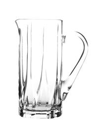 Jarra de cristal con relieve Timeless, 1,2 L, Cristal Luxion, Transparente, Al 23 cm