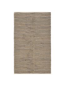 Tapis coton jute Fiesta, Noir, beige