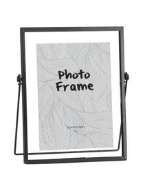 Portafoto da tavolo nero Aimee, Cornice: metallo, Cornice: nero Frontale: trasparente, 13 x 18 cm