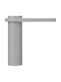 Mobile LED-Outdoor-Tischlampe Hoop, dimmbar, Aluminium, pulverbeschichtet, Hellgrau, B 23 x H 22 cm