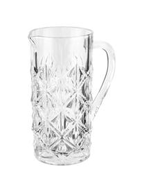 Kristall-Krug Enigma mit Relief, 1.2 L, Luxion-Kristallglas, Transparent, H 23 cm, 1.2 L