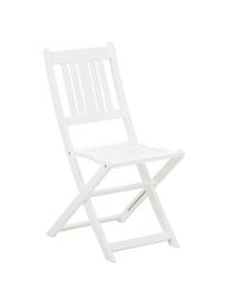 Salon de jardin en bois blanc Skyler, 3 élém., Blanc, Lot de différentes tailles