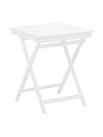 Salon de jardin en bois blanc Skyler, 3 élém., Blanc, Lot de différentes tailles