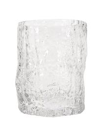 Waterglazen Coco in organisch vorm, 6 stuks, Glas, Transparant, Ø 7 x H 9 cm, 330 ml