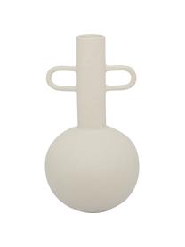 Vase grès blanc crème Kindness, Grès cérame, Blanc crème, mat, Ø 18 x haut. 32 cm