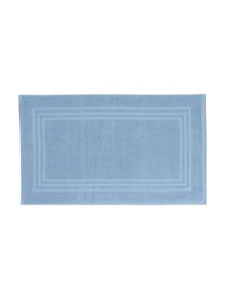 Tapis de bain unicolore Gentle, 100 % coton, Bleu de glace, larg. 50 x long. 80 cm