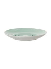 Plato postre Summer, Gres, Verde claro, negro, Ø 20 cm