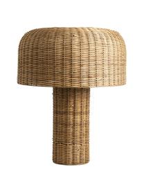 Tischlampe Atum aus Rattan, Lampenschirm: Rattan, Rattan, Ø 40 x H 50 cm