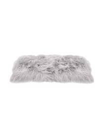 Housse de coussin rectangulaire imitation fourrure Mathilde, Gris clair, larg. 30 x long. 50 cm