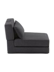 Slaapfauteuil Arty, uitklapbaar, Bekleding: polyester De hoogwaardige, Antraciet, B 70 x H 67 cm