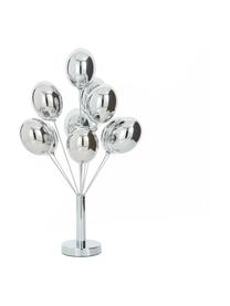 Lámpara de mesa Balloons, Estructura: acero cromado, Pantalla: vidrio tintado, Plateado, An 36 x Al 68 cm