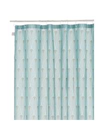 Cortina de baño Ashville, estilo Art Déco, 100% poliéster, con impresión digital
Repelente al agua, no impermeable, Azul menta, gris, An 180 x L 200 cm