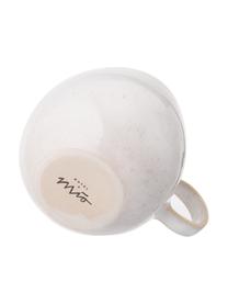 Tazas originales de té artesanales Areia, 2 uds., Gres, Menta, blanco crudo, beige, Ø 9 x Al 10 cm