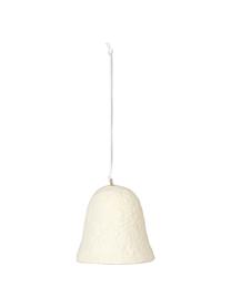 Décoration de sapin de Noël Pulp, 2 pièces, Coton, Blanc, Ø 6 x haut. 6 cm