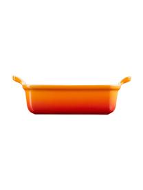 Rechteckige Auflaufform Tradition, Steingut, Orange, Rot, B 25 x H 8 cm
