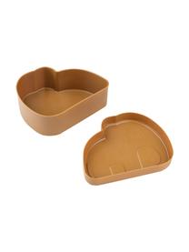 Lunchbox voor kinderen Kiddish, Kunststof, Okergeel, B 18 x H 6 cm