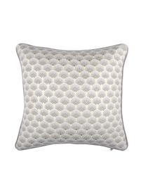 Coussin 40x40 art déco Corosol, Gris, or