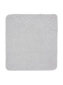 Ręcznik kąpielowy dla dzieci z bawełny organicznej Fluff, 100% bawełna organiczna, Szary, S 105 x D 105 cm