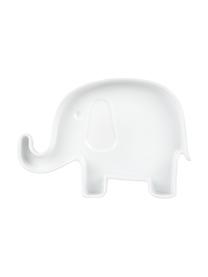 Kinder dinerbord Elefant van porselein, Porselein, Wit, 18 x 2 cm