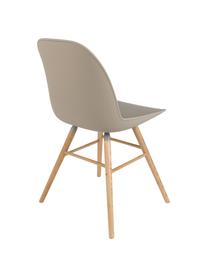 Krzesło Albert Kuip, Nogi: drewno dębowe, Taupe, S 49 x G 55 cm