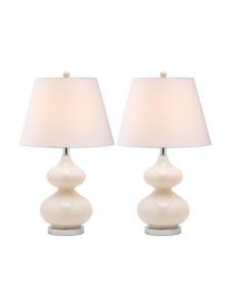 Grande lampe à poser Felicitas, 2 pièces, Blanc