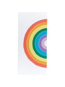 Telo mare leggero con motivo arcobaleno Rainbow, 55% poliestere, 45% cotone, qualità molto leggera 340 g/m², Multicolore, Larg. 70 x Lung. 150 cm