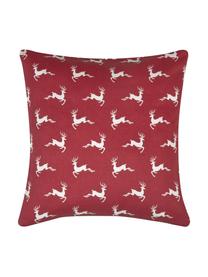 Housse de coussin Deers, Pourpre, écru