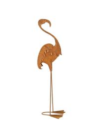Accessoire décoratif Flamingo, Métal, Brun rouillé, larg. 18 x haut. 64 cm