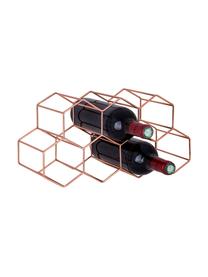 Regál na víno pre 7 fliaš Hexagon, Meď, Medená, Š 37 x V 19 cm