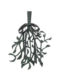 Decoratief object Mistletoe in groen gemaakt van papier, Donkergroen, B 27 x L 20 cm